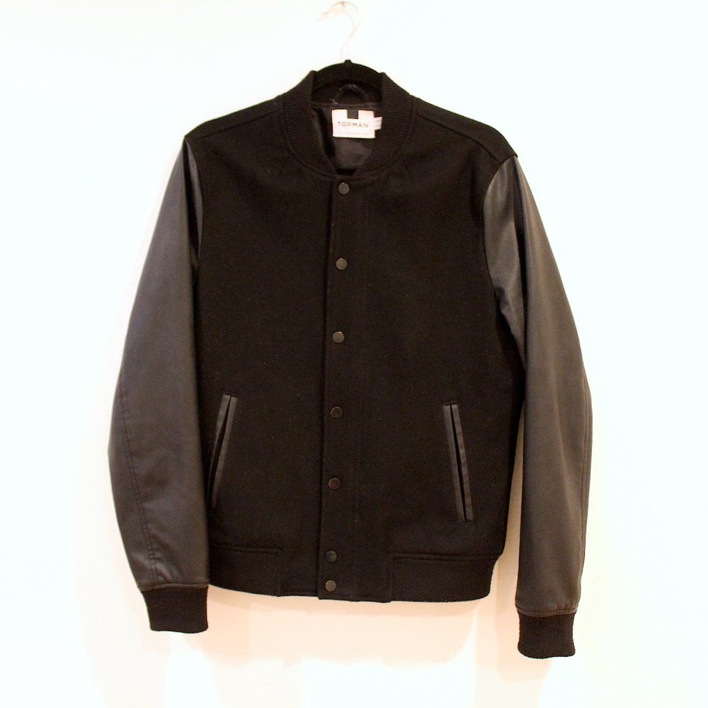 Topman Varsity Bomber Jacket - image 1